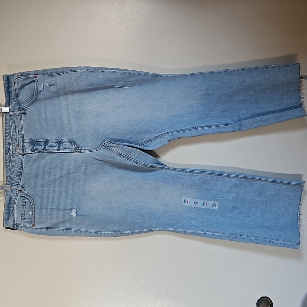 Old Navy kicker bootcut extra high rise jeans size 24 plus